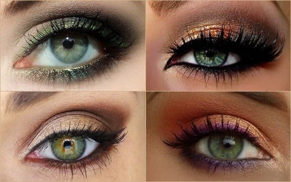 Правила макияжа для зеленых глаз