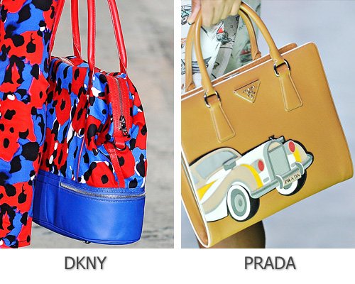 Модные принты на сумке - в тренде Весна Лето