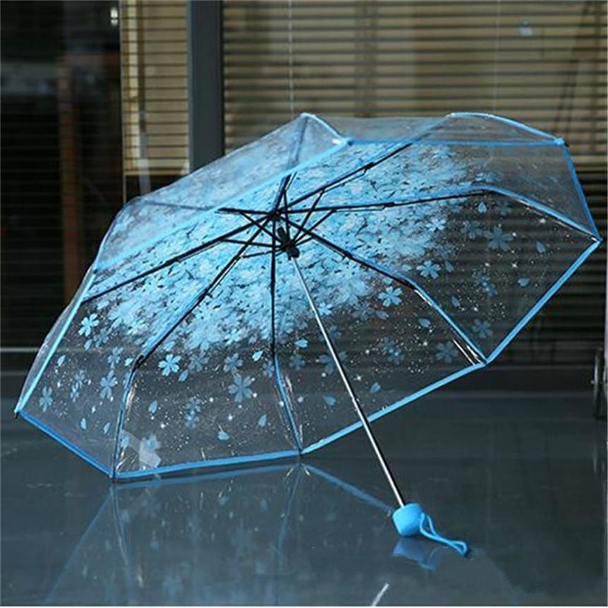 Голубой зонт 