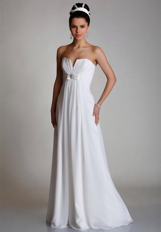 Греческое свадебное платье