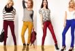 С чем носить яркие обтягивающие джинсы?