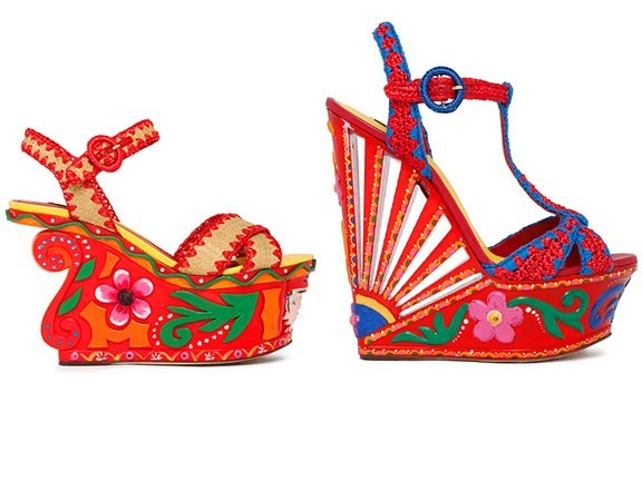 Фантазийная обувь от Dolce&Gabbana
