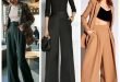 Широкие женские брюки: какие с чем носить