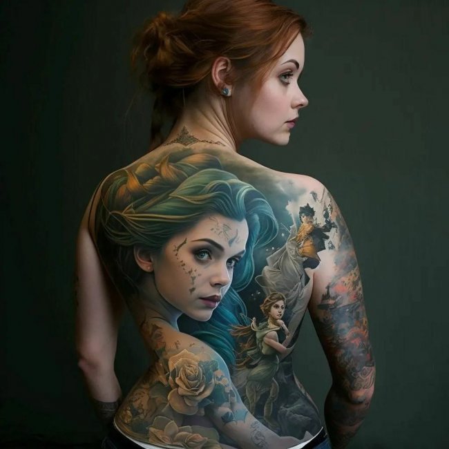 Необычные и красивые татуировки