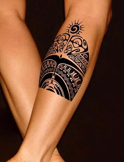 Полинезийские татуировки для женщин.