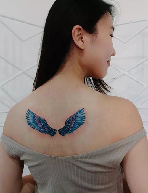 Крылья татуировки для женщин