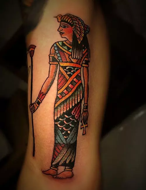 Египетские татуировки для женщин.