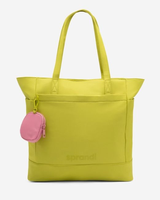 Ярка сумка лимонного цвета