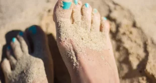 Что делать, чтобы песок не лип к ногам