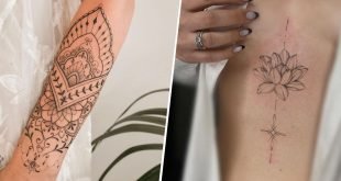 Орнаментальная татуировка для женщин